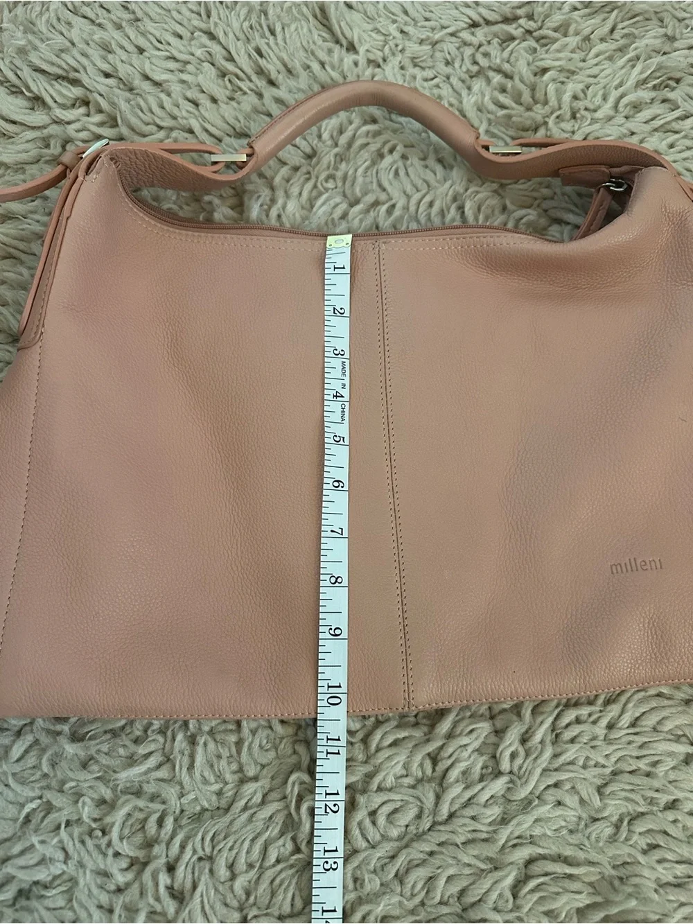 Milleni Genuine Leather Hobo